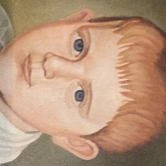 FolkArt Oil Painting Portrait Judged - Picture 15 of 16